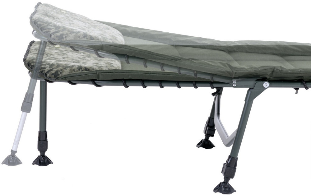 Складная Раскладушка с подушкой 6 ножек до 120 кг Mivardi 