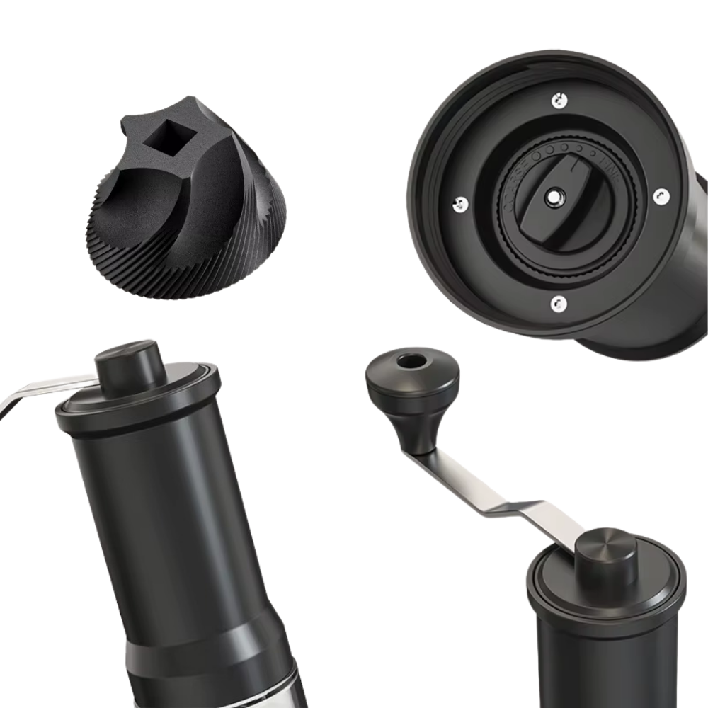 Кофемолка ручная с керамическими жерновами механическая 5 ступеней регулировки помола,черная Каменец-Подольский - изображение 6