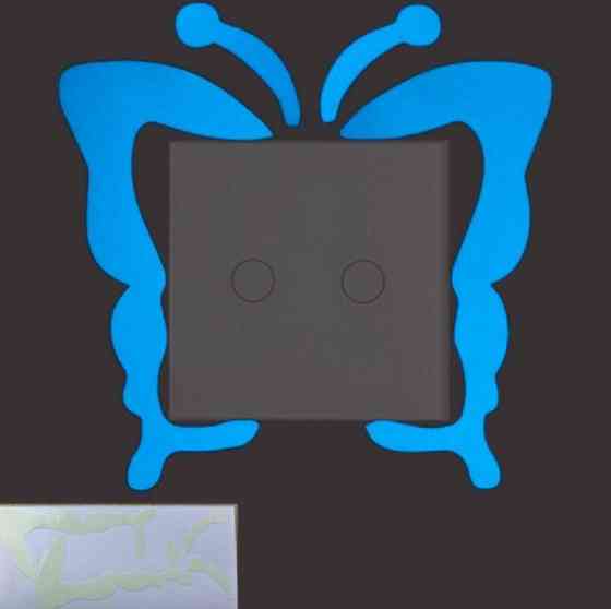 Люмінесцентна наклейка "Метелик" - 20*9см Київ