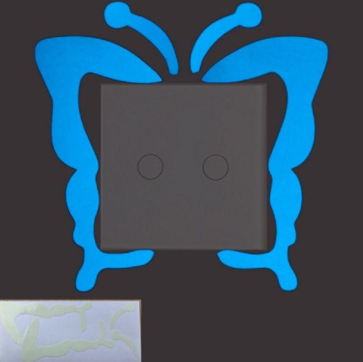 Люмінесцентна наклейка "Метелик" - 20*9см Київ - фото 2