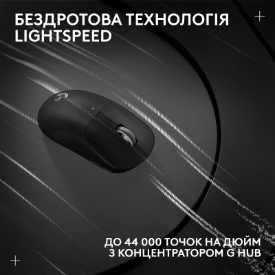 Мишка Logitech G Pro X Superlight 2 Lightspeed Wireless Black (910-006630) Вінниця - фото 4