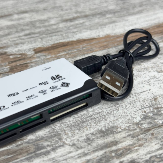 USB кардридер для Mini/MicroSD, SD, MMC, xD, M2, MS Duo, CF карт памяти, универсальный Киев