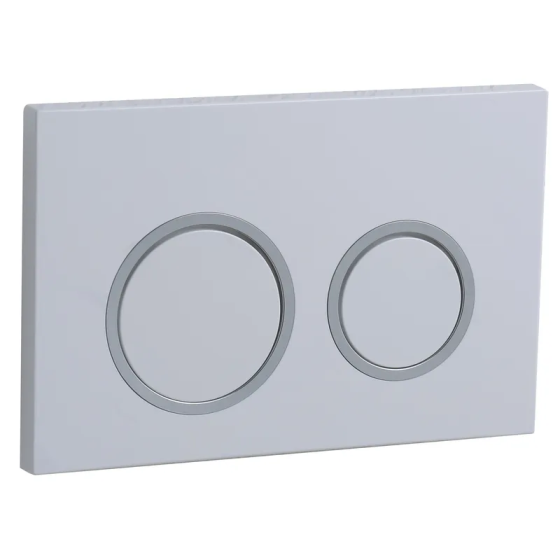 Панель змиву Koer KT-0605-03 220x140x12mm пластикова, кнопка кругла   ( KR5316 ) 39384 Харьков