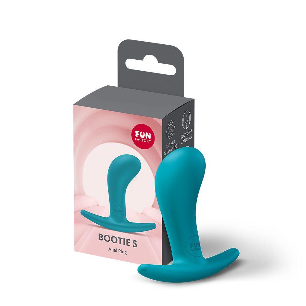Анальна пробка Fun Factory BOOTIE S Aquamarine, діаметр 2,8 см, тонкий обмежувач Sex Aura Київ - фото 3