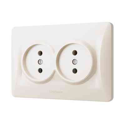 Розетка Videx BINERA 2ая кремова (VF-BNSK2-CR) Вінниця