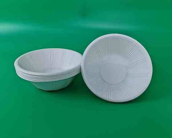 Миска биоразлагаемая (салатница) 1000 мл (кукурузный крахмал) (100 шт) Харьков