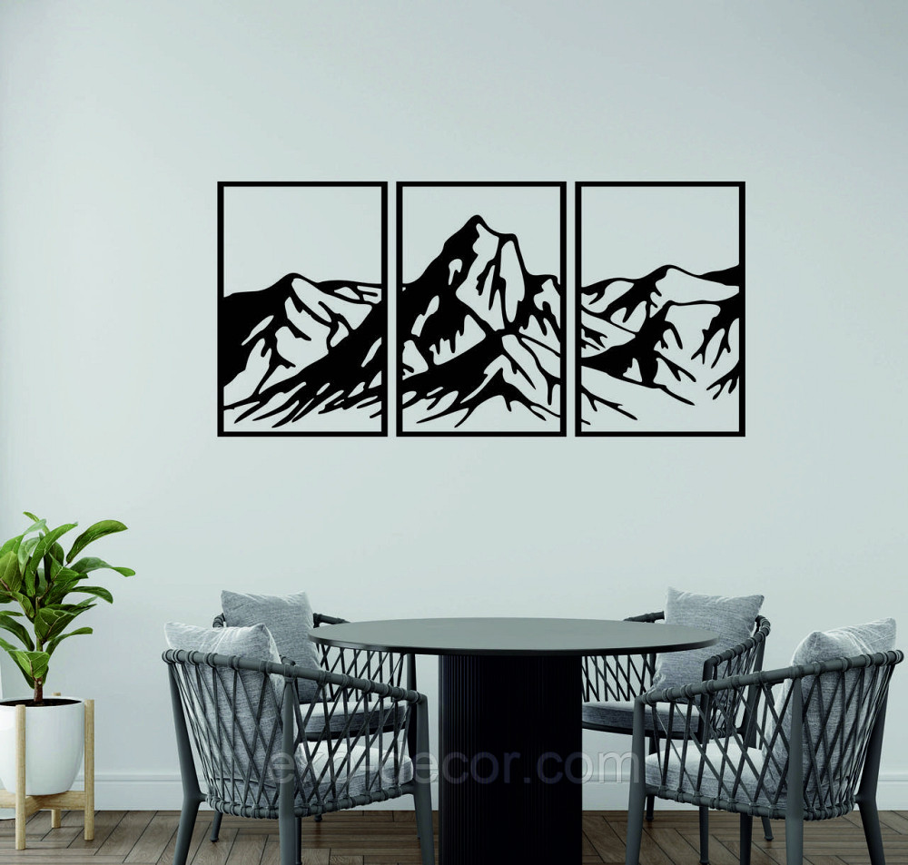 Декоративне настінне Панно «Гори», Декор на стіну Київ - фото 1