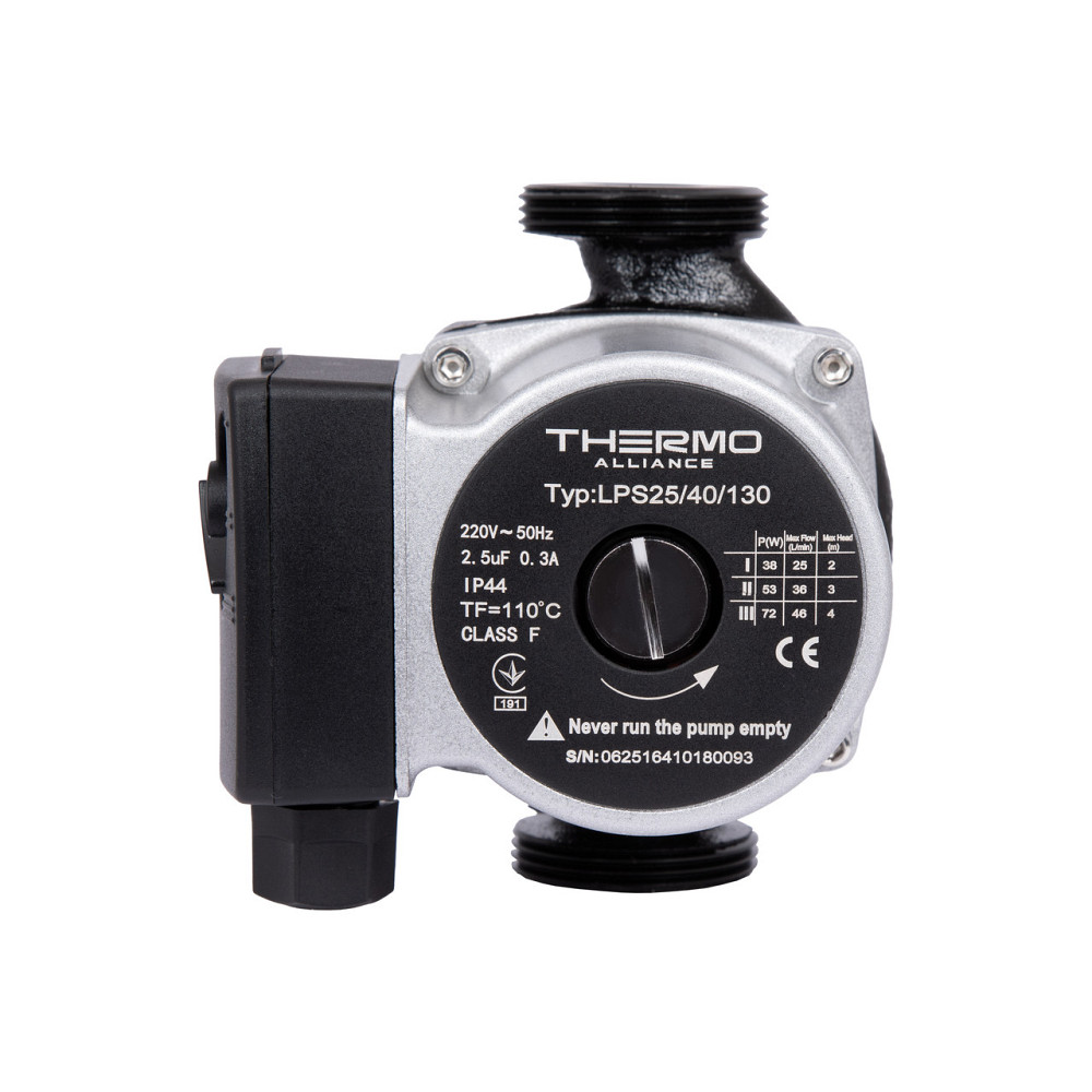 Насос циркуляційний Thermo Alliance LPS 25/40/130 Київ - фото 3