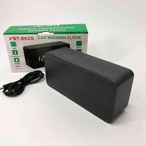Часы с функцией влажности VST-862S-6, Часы электронные настольные с дисплеем настольные классные AX-24 Ивано-Франковск