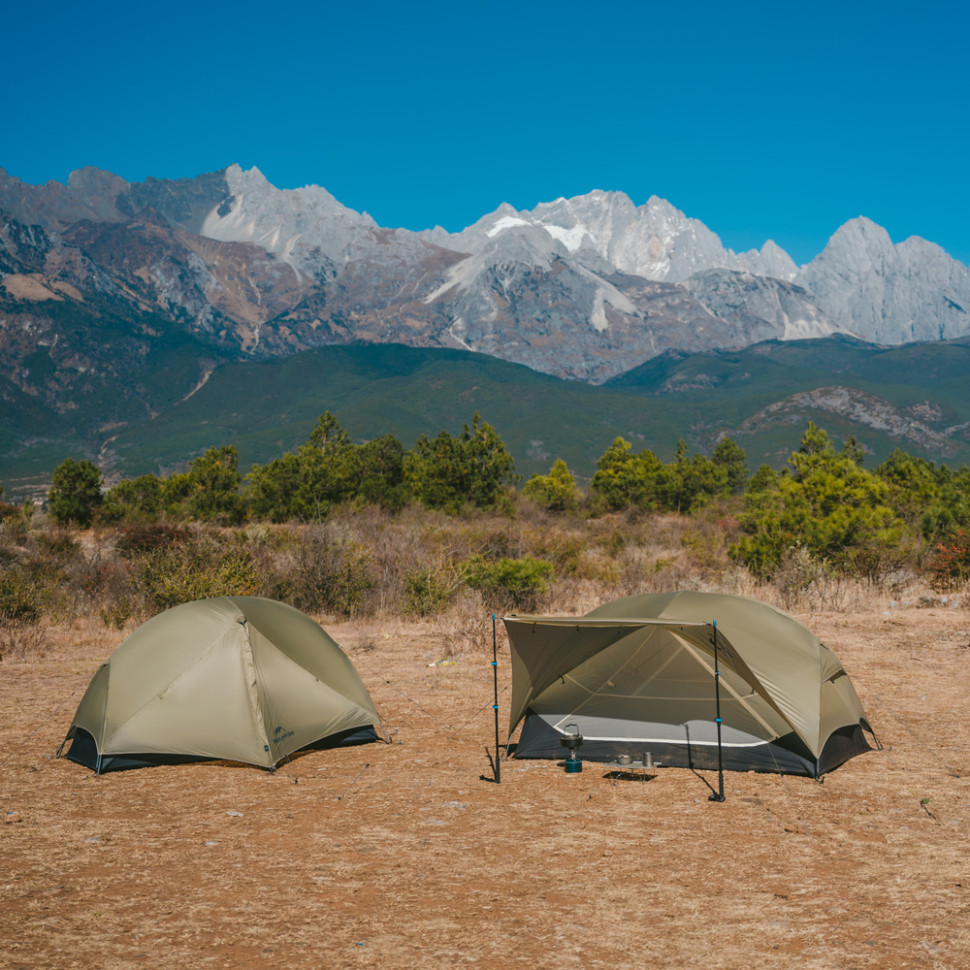 Намет двомісний ультралегкий Naturehike Mongar UL CNK2550WS016, коричневий Київ - фото 6