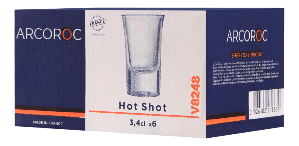 Набір чарок Arcoroc Hot Shot (7024788) Київ - фото 3