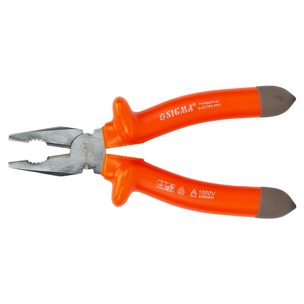 Плоскогубці діелектричні 200 мм 1000В SIGMA (4344201) Київ - фото 2