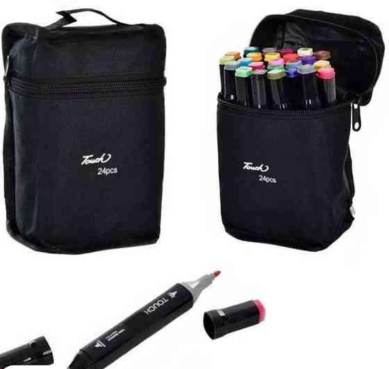 Набор маркеров скетч для рисования малювання фломастери с чохлом купит. Харьков
