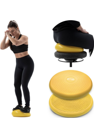 Балансувальна подушка Hop-Sport HS-R034BC жовта Київ