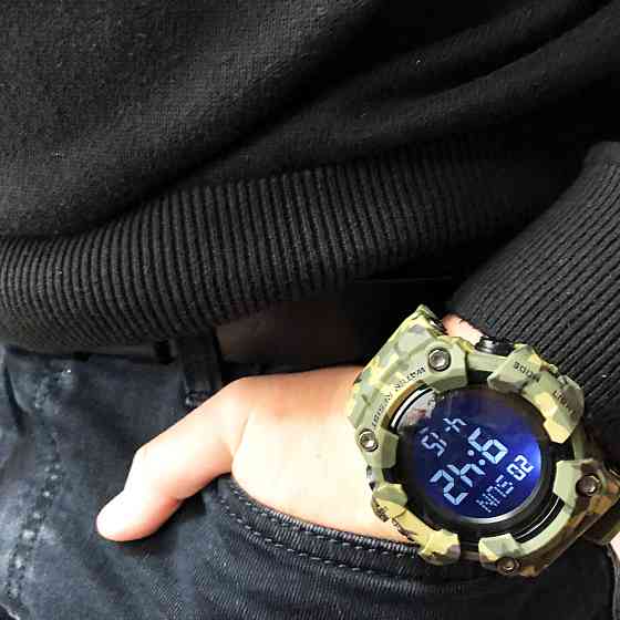 Годинники спортивні SKMEI 1968CMGN, Оригінальний чоловічий годинник, Наручний годинник LC-281 для військових Київ