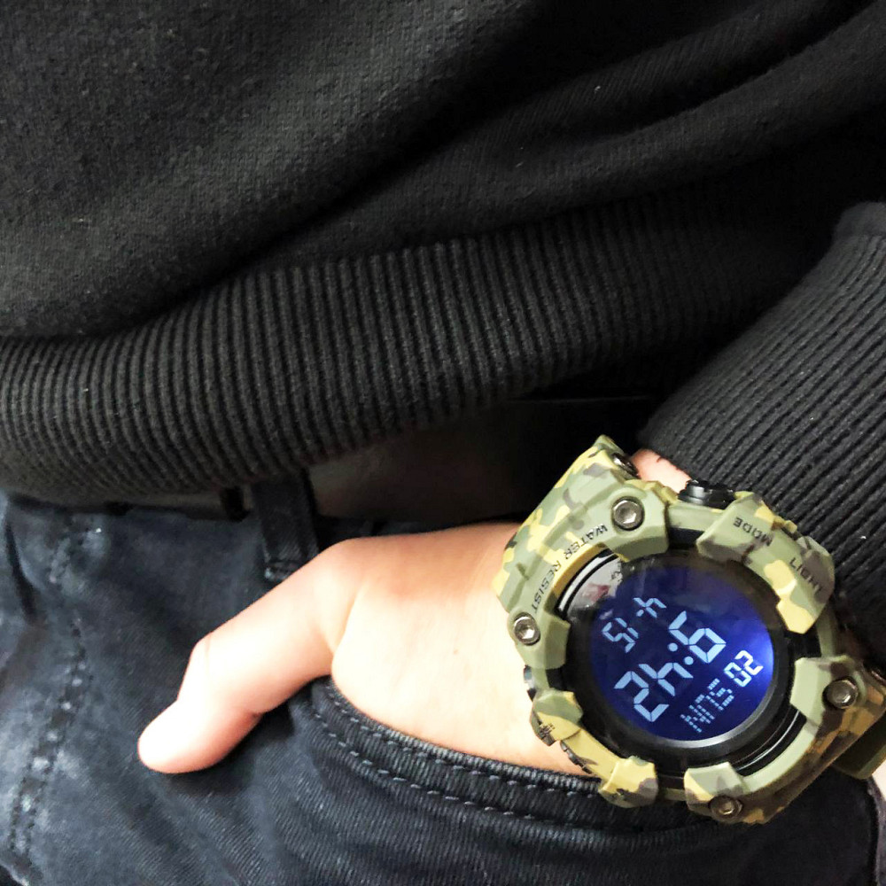 Годинники спортивні SKMEI 1968CMGN, Оригінальний чоловічий годинник, Наручний годинник LC-281 для військових Київ - фото 5