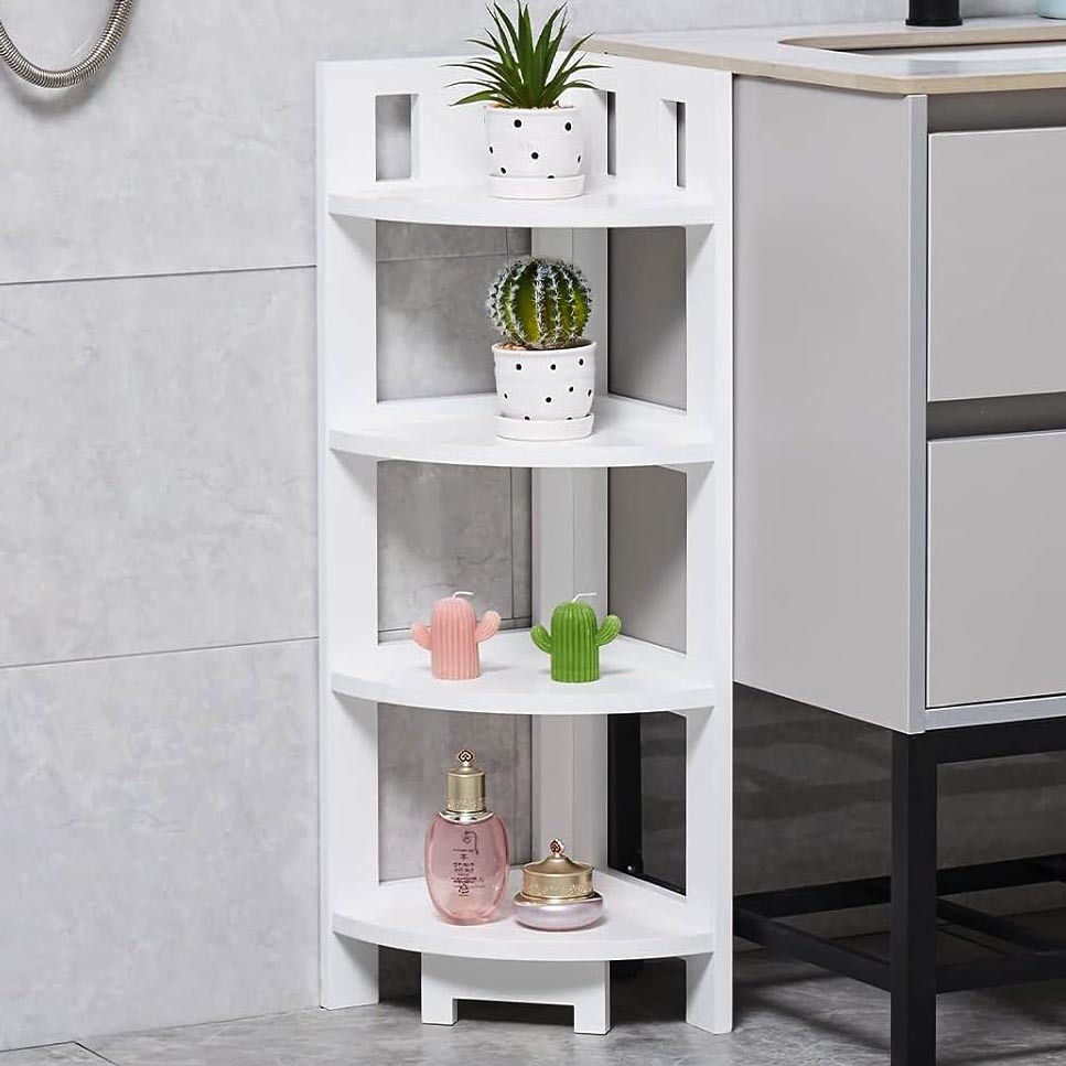 Стеллаж кутовий для ванної "Привальта 30" зефір Миколаїв - фото 2