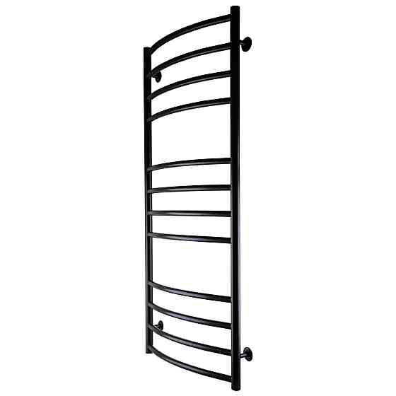 Рушникосушарка UNIO LDE W 1200-500-12 BLK Драбинка Дуга Еліт вода чорна (000021553) Київ