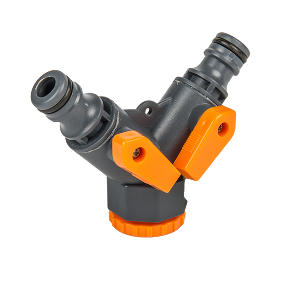 Трійник з внутрішньою різьбою 3/4 з запірними кранами, GOLD LINE, GL5002 Киев - изображение 1