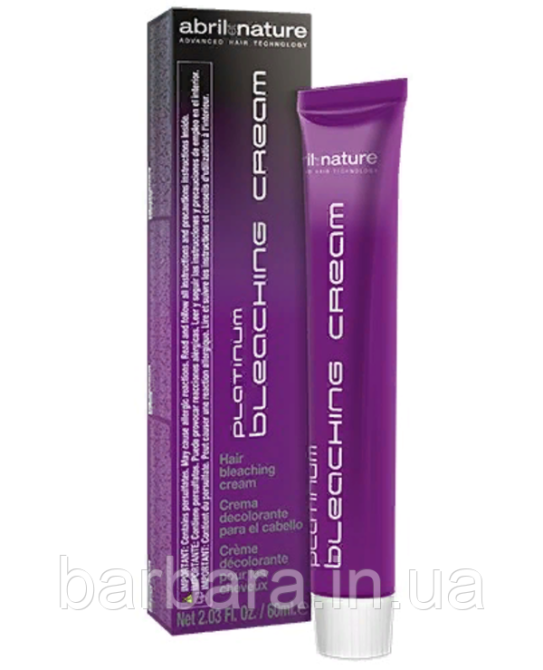 Осветляющий крем для волос Abril et nature Platinum Bleaching Cream 60 ml Киев - изображение 2