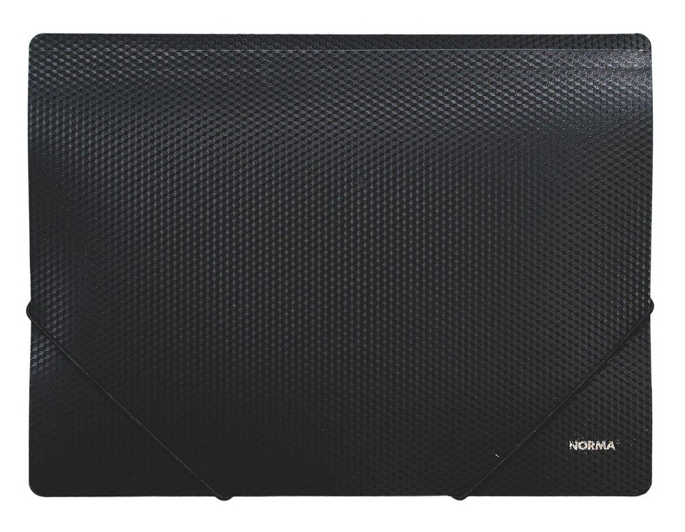 Папка на гумці А4 "Norma" чорна, 5060-09N, шт Київ - фото 1