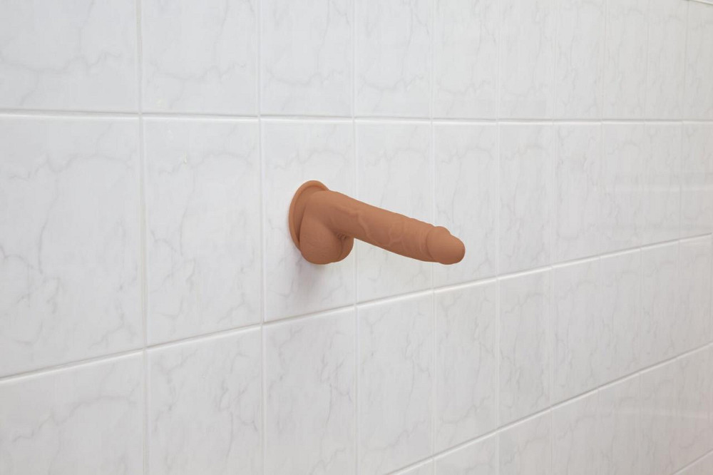 Фалоімітатор ADDICTION Steven 7.5" Silicone Dong Caramel, віброкуля в подарунок Sex Aura Київ - фото 8