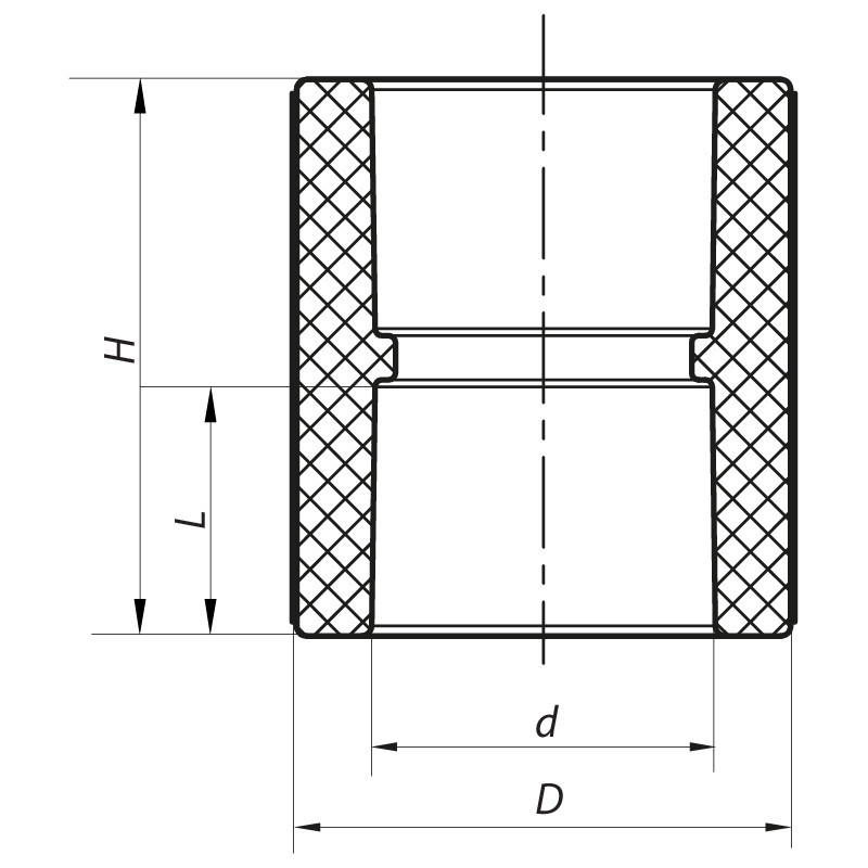 З'єднувальна муфта 110 PPR Koer K0197.PRO (KP2562) Київ - фото 3