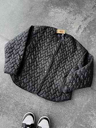 Женская повседневная куртка с сердечками на кнопках плащевка Лаке на силиконе Одесса