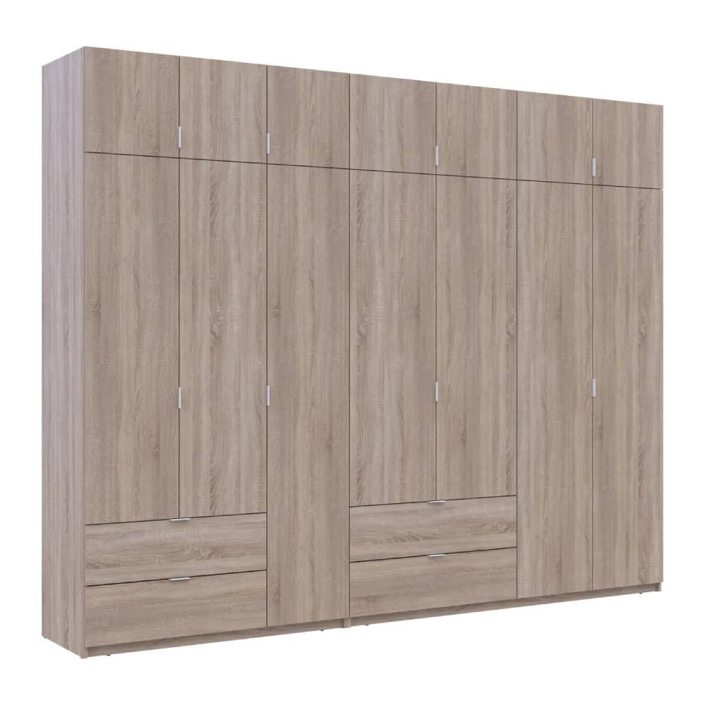 Шкаф для одежды Doros Лукас Дуб сонома 3+4 ДСП 300х50х240 DRS-011708 (42005131) Львов - изображение 6