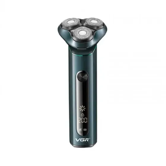 Аккумуляторная электробритва VGR V-310 для влажного и сухого бритья с тремя головками IPX7 Коломыя