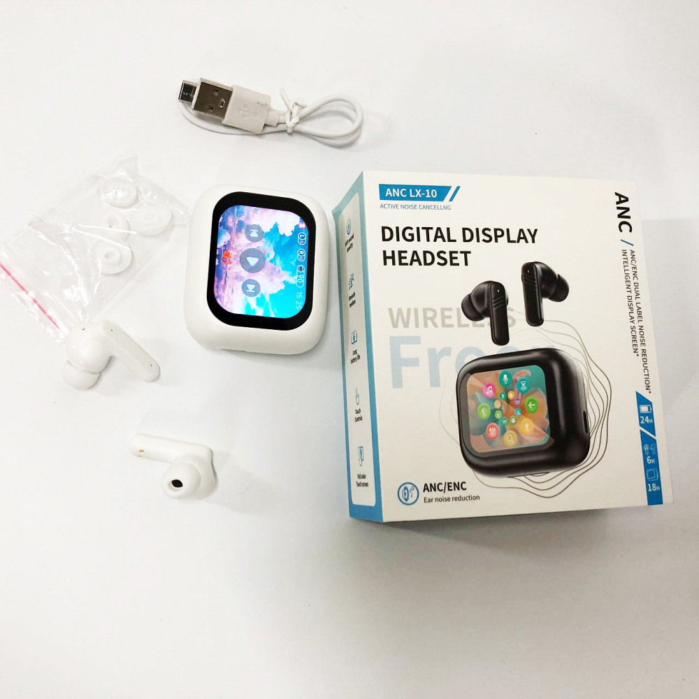 Навушники для мобільних телефонів, Сенсорні бездротові навушники Круті бездротові QG-33 Львів - фото 11