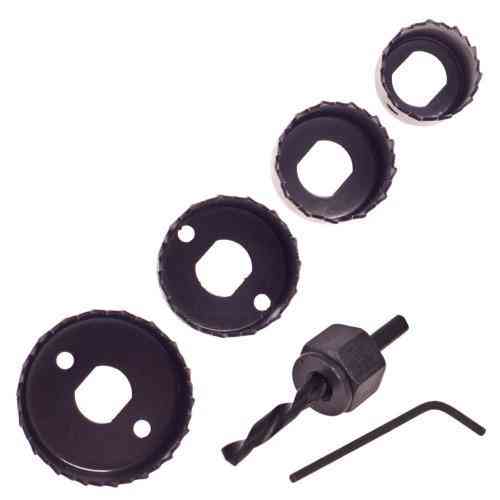 Набір корончастих фрез по дереву 6 предм (32, 38, 44, 54мм) Alloid Одеса