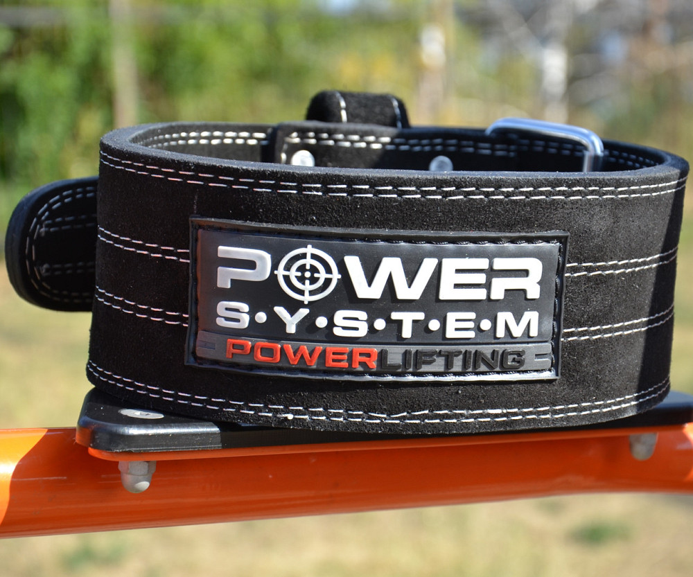 Пояс для пауерліфтингу Power System PS-3800  PowerLifting шкіряний Black L Луцьк - фото 7