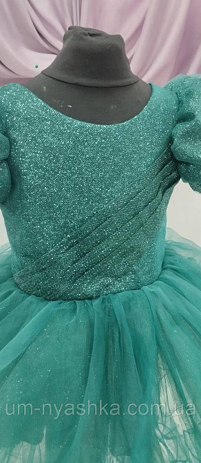 Ошатне зеленое плаття на дівчинку на 2-4 роки Костюм Ялинка, Зелене плаття Ялинка Кривий Ріг - фото 6