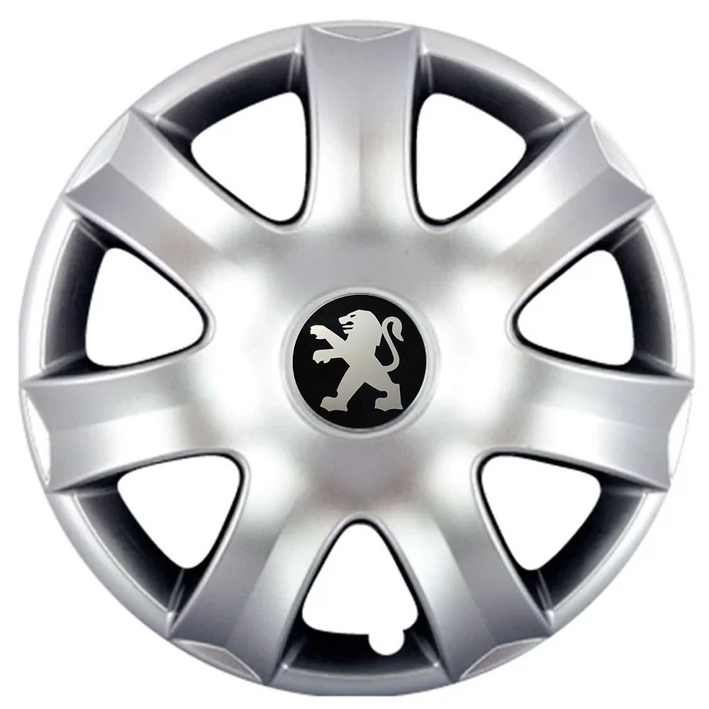 Автомобильные модельные колпаки R14 Peugeot 223 4шт, SJS, серебряные Киев - изображение 1