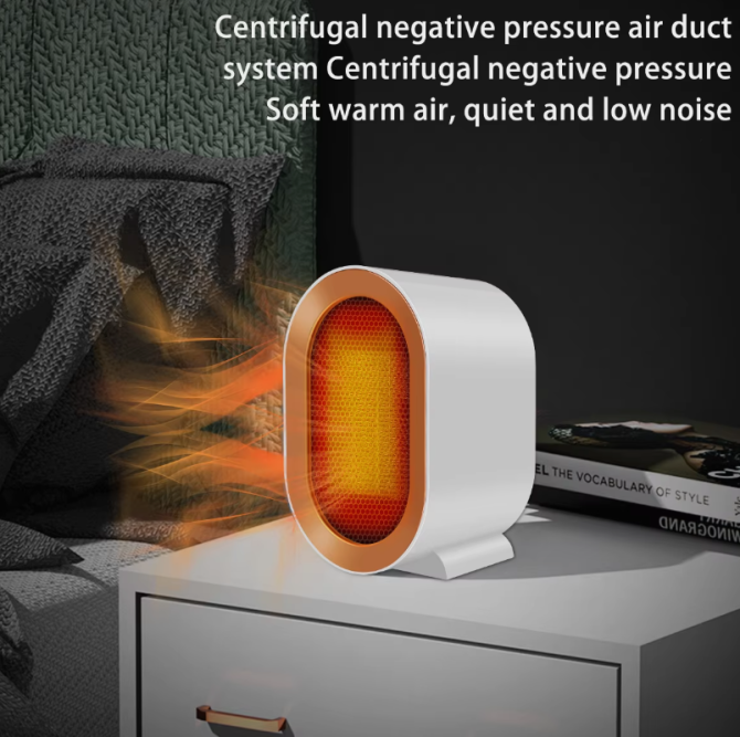 Обігрівач настільний AIR HEATER 1200W компактний керамічний з терморегулятором та вентилятором Одеса - фото 7