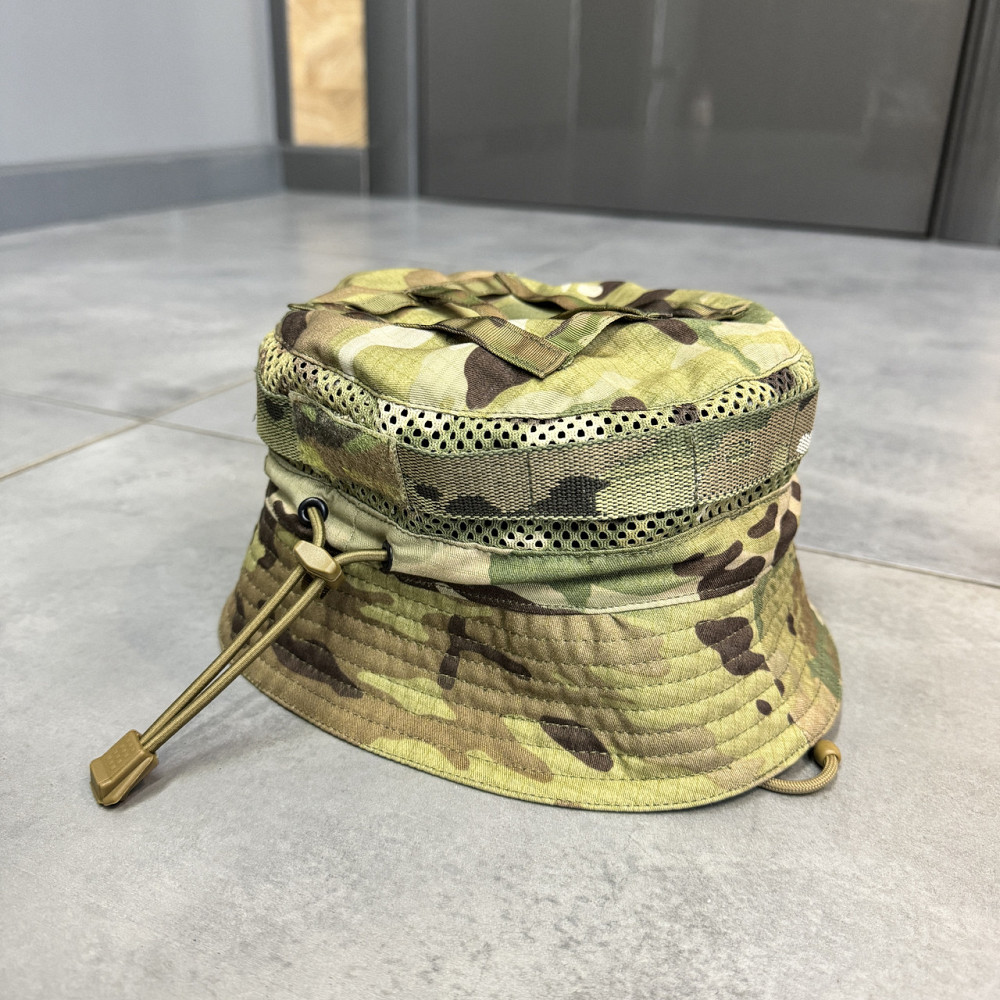 Панама з сіткою, тактична, Мультикам, розмір XL, ріп-стоп (65% бавовна, 35% polyester), WINTAC, Україна Київ - фото 3