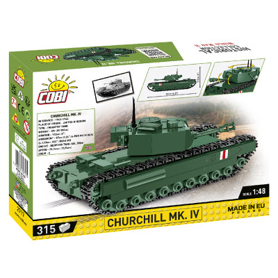 Конструктор Cobi Друга Світова Війна Танк Mk IV Черчилль (A22), 315 деталей (COBI-2717) Вінниця - фото 2