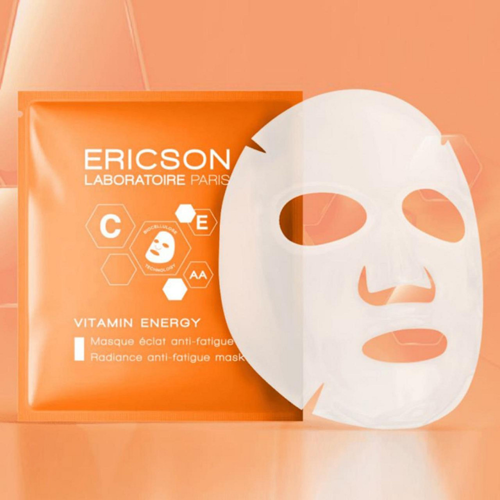 Біоцелюлозна маска для миттєвого "пробудження" шкіри RADIANCE ANTI-FATIGUE MASK ERICSON LABORATOIRE, 10 мл Дніпро - фото 2