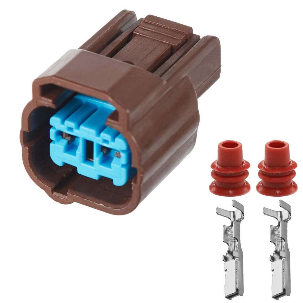 Разъем коннектор 2-контактный Коричневый, Пластик, 6189-0593, 6918-126 SUMITOMO Япония Много Acura, Honda Киев - изображение 1