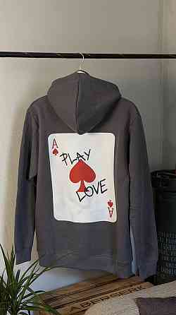 Худи с принтом «Play Love / Ace of Spades» Черновцы