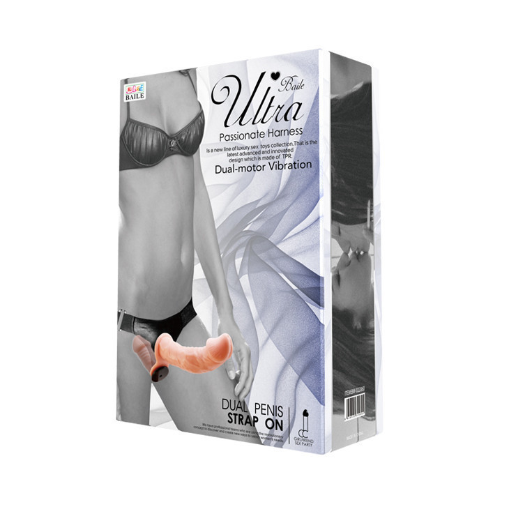 Страпон - Ultra Passionate Harness Dual Penis Strap On Flesh Sex Aura Киев - изображение 10