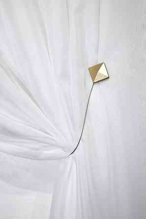 Магніти для штор і гардин (117м) Квадрат набір 2 шт Злотистий (81-028) Київ