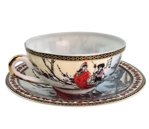 Сервиз кофейный 6 персон из фарфора Девушки Киев - изображение 2