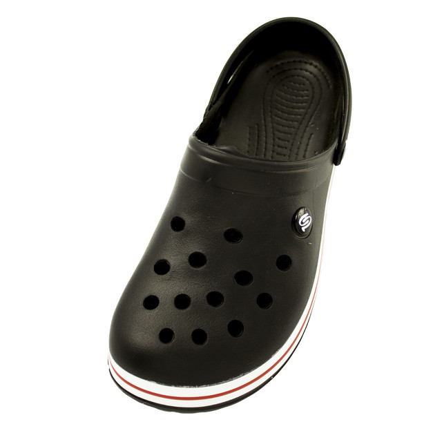 Крокси чоловічі сабо з великими дірками та підвищеною легкістю "Like Crocs" чорні Одеса - фото 5