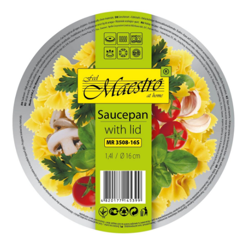 Ковш 1,4л d16см MR-3508-16S Maestro Житомир - фото 3