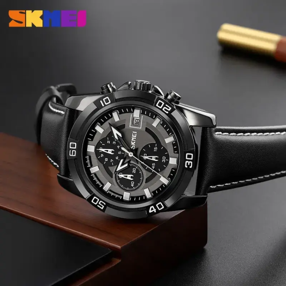 Мужские часы Skmei 9156 Avalon Черный Винница
