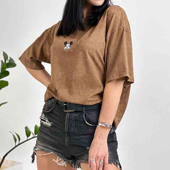 Жіноча футболка тай-дай з принтом "Joke"| Батал Київ