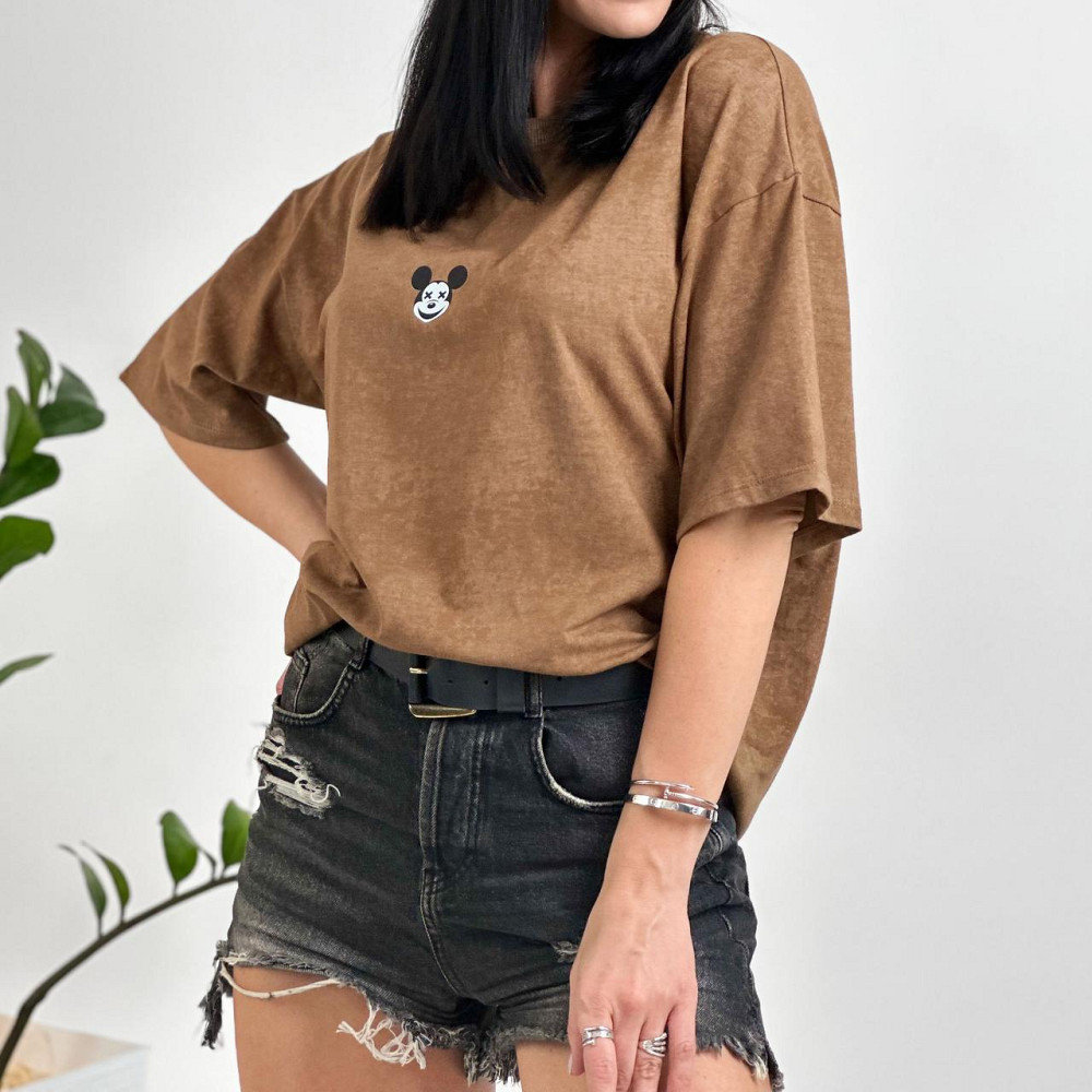 Женская футболка тай-дай с принтом 