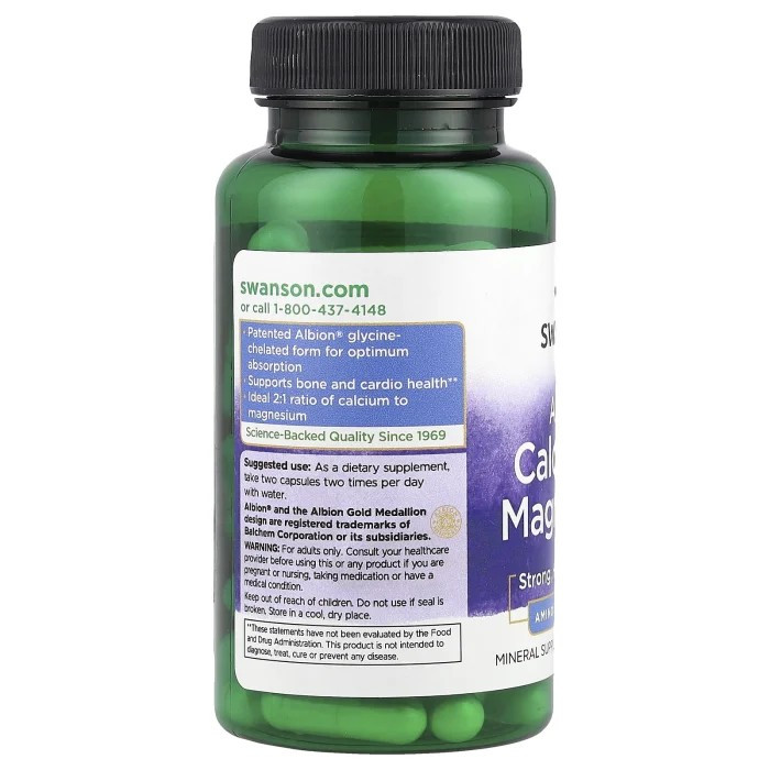 Albion® Calcium & Magnesium, 60 Capsules Луцьк - фото 2